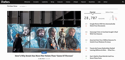 Forbes article screen shot