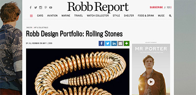 Robb Report article screen shot