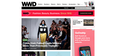 WWD article screen shot